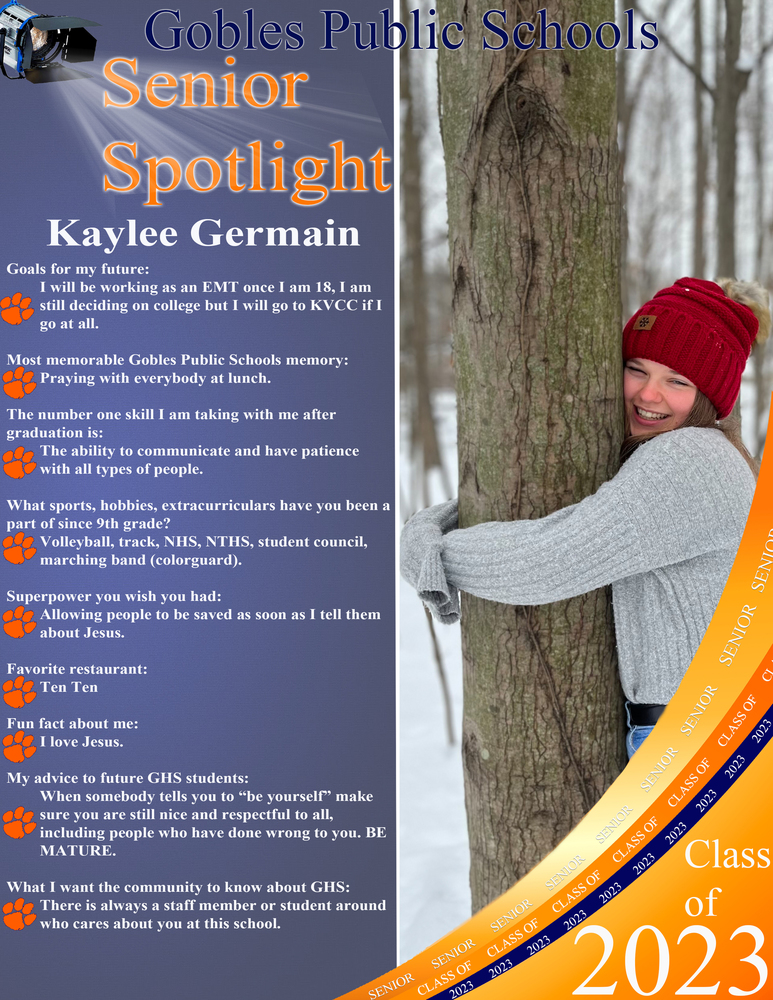Kaylee Germain - Senior Spotlight