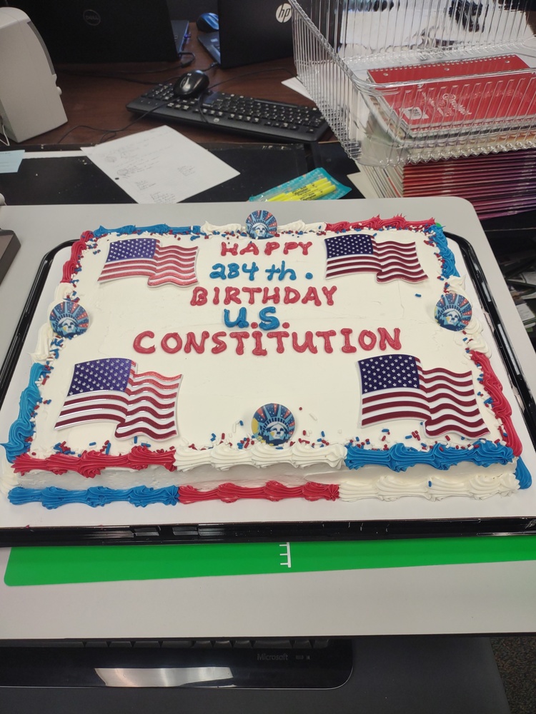Constitution Birthday Cake