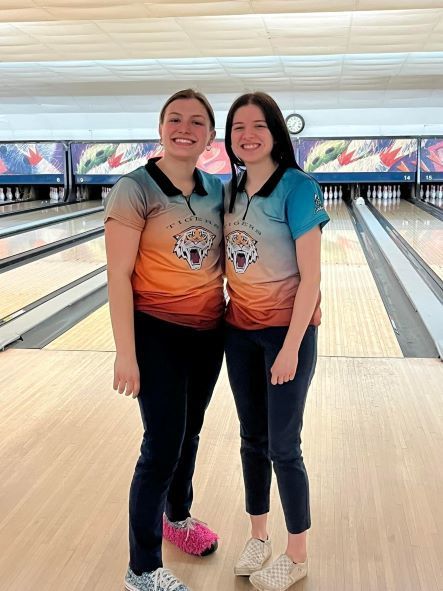 Varsity Girls Bowling - Two Gobles  Lady Tigers  in top 10 Image
