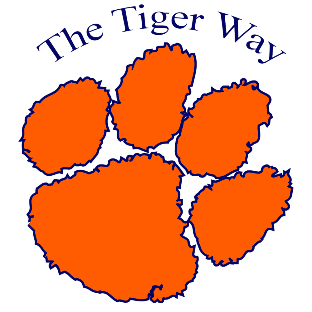 Tiger Way Logo with paw print