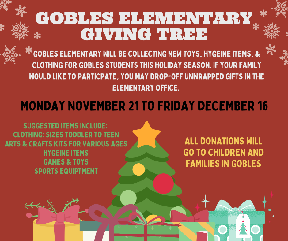 Gobles Elementary Giving Tree